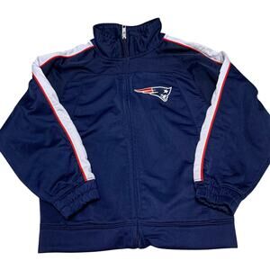 Reebok NFL Patriot's Team Apparel Kids Size 4 Athletic Zip Up Coat Sweatshirt